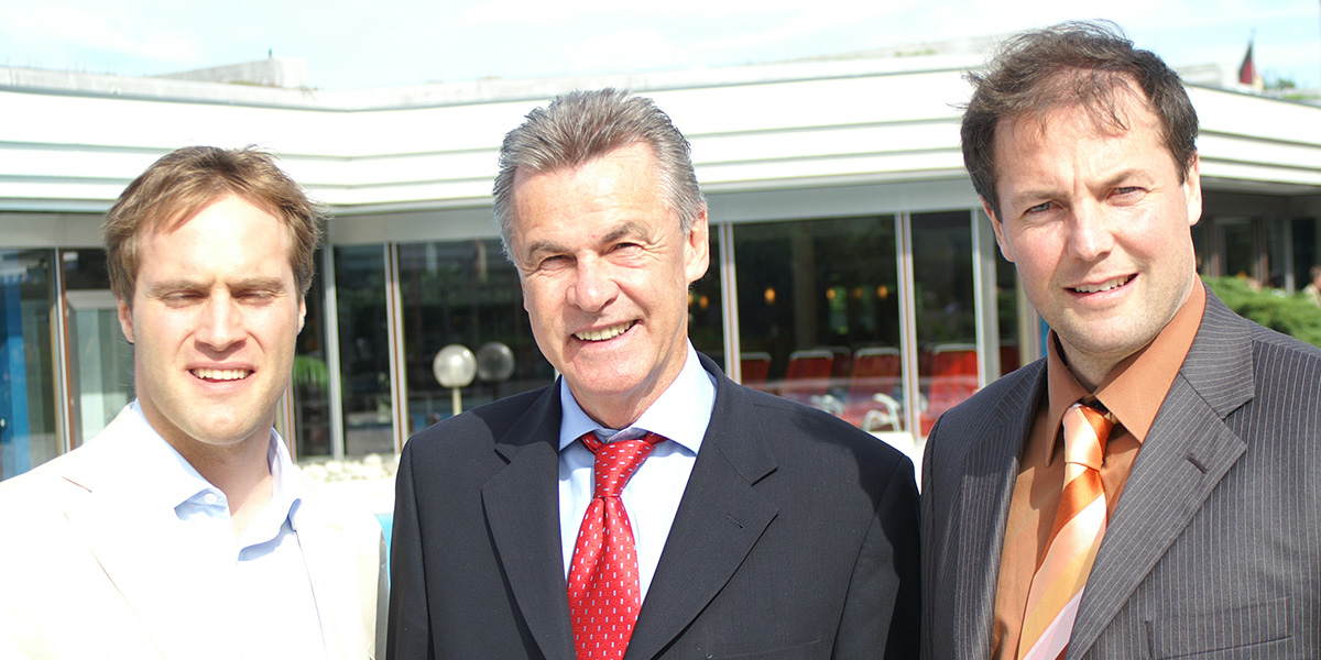 Dominik Keller mit Hitzfeld